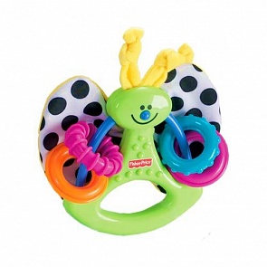 Погремушка-прорезыватель - Бабочка (Fisher Price, H9463sim)